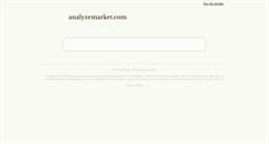 Desktop Screenshot of analyzemarket.com